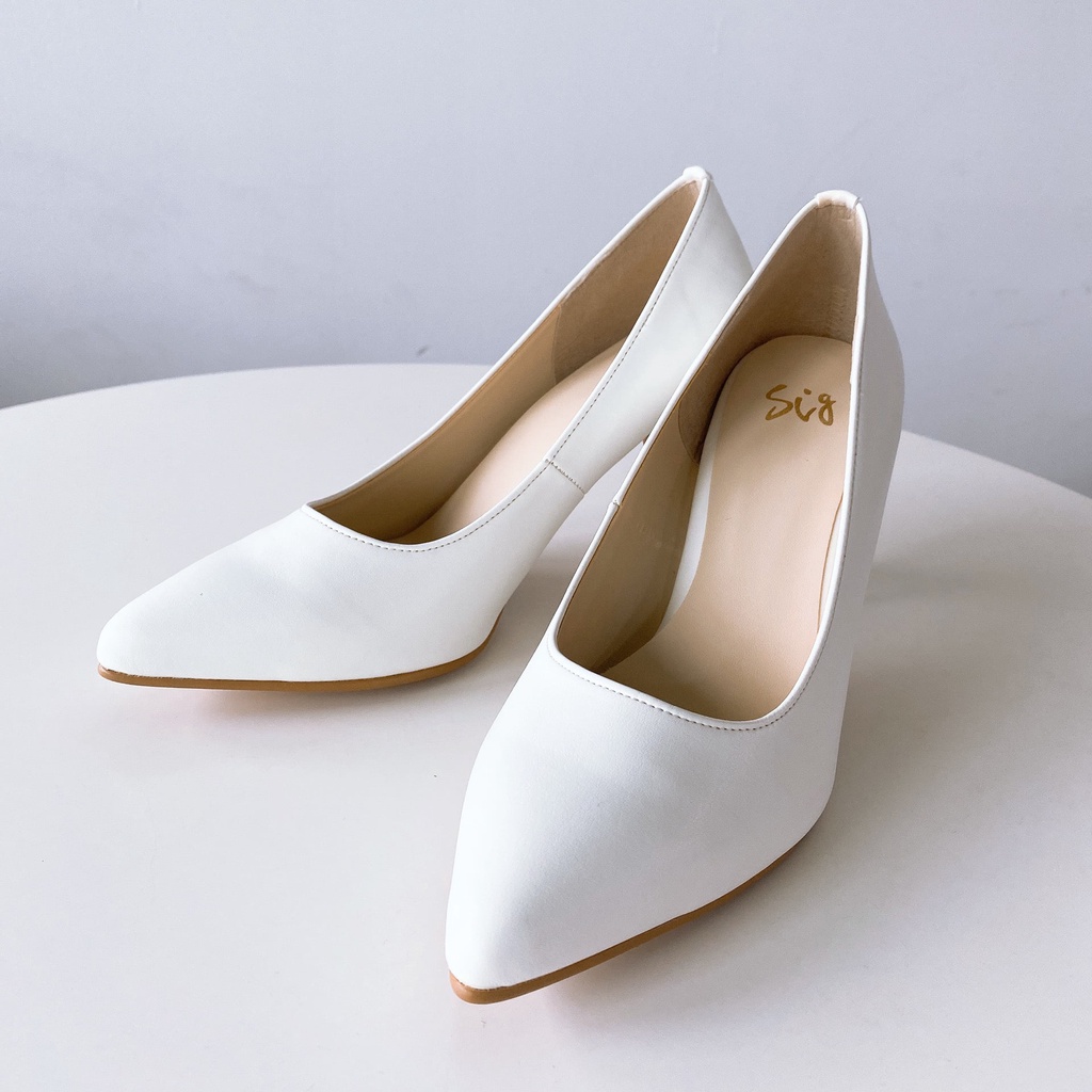 Giầy Da Nữ Công Sở Nữ Cao Gót Mũi Nhọn 7cm KOSU 2001 Made in Japan