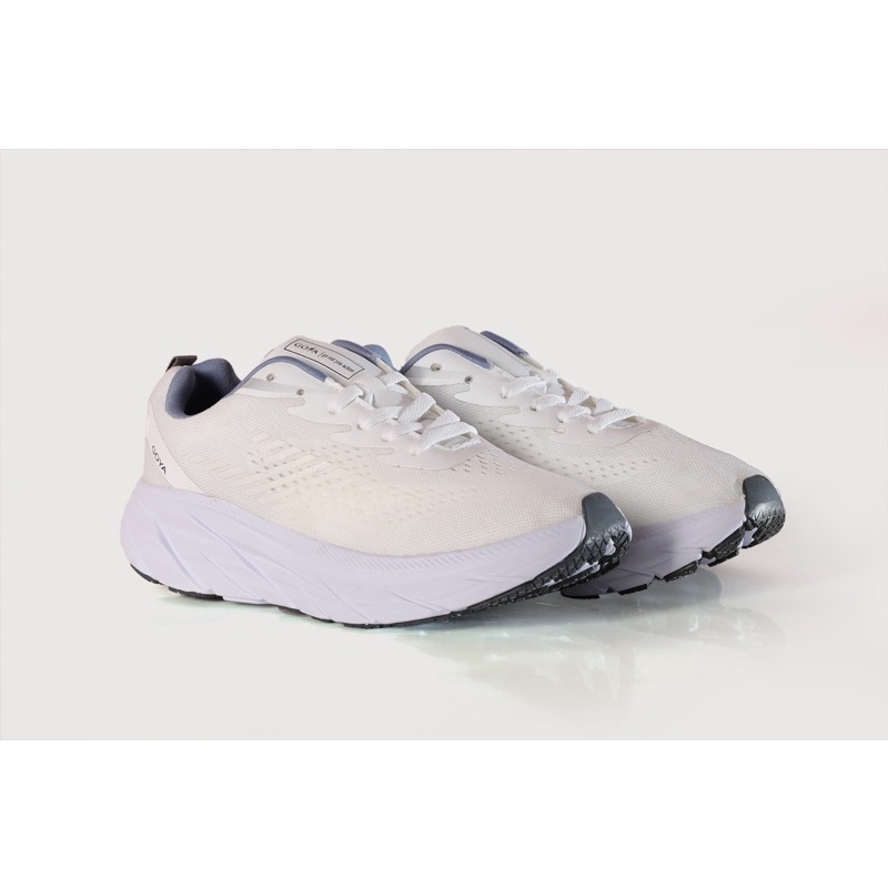 Giày thể thao chạy bộ training plus 2022 màu trắng phản quang