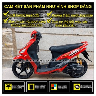 TEM RỜI MIO MAXXIO ĐỎ ĐEN - THU DECAL