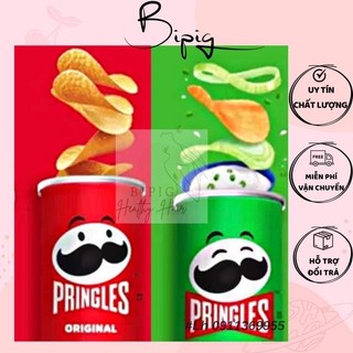 Snack bim bim khoai tây Pringles lon 107g