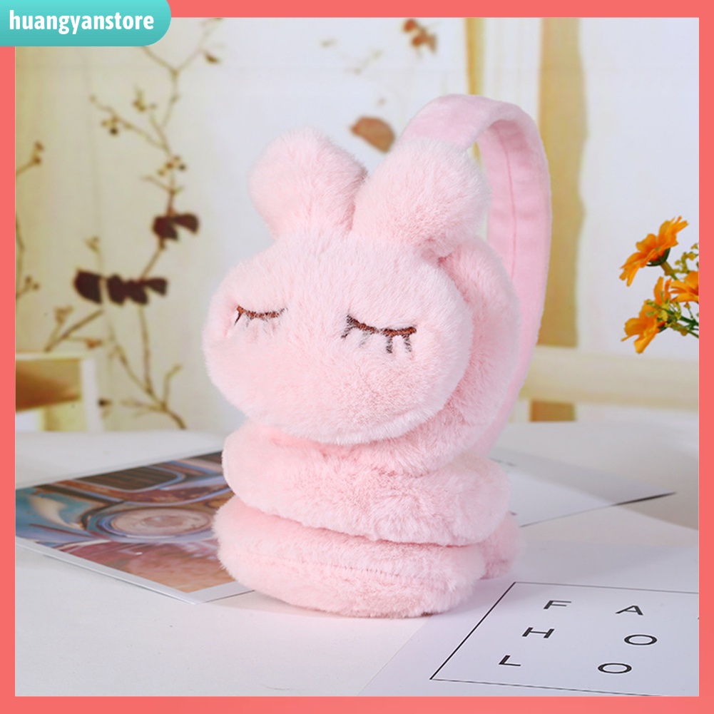 HY/ Chụp Tai Giữ Ấm Thiết Kế Kiểu Thỏ Đáng Yêu Cho Bé