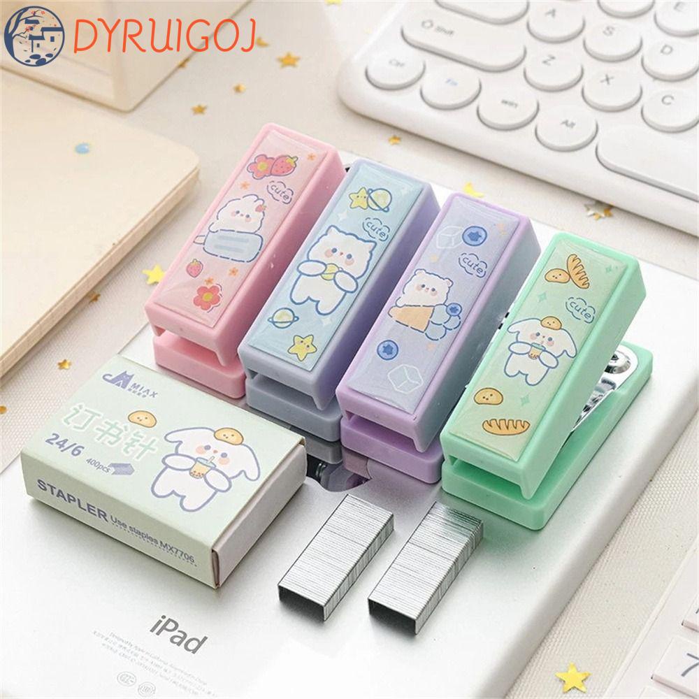 Dyruidoj Dụng Cụ Dập Ghim Giấy Mini Hình Thỏ Cho Học Sinh / Văn Phòng