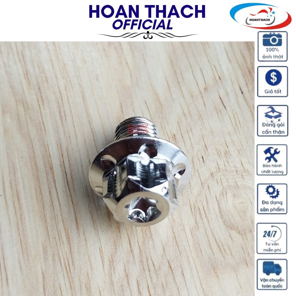 Ốc Chân Kính Salaya Ren Thuận 10L Trắng HOANTHACH SP010492