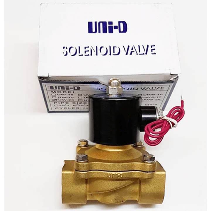 VAN ĐIỆN TỪ UNI-D UW-15 ren 21MM