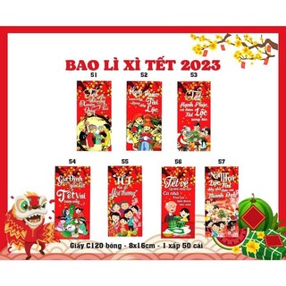 Xấp 10 bao lixi tết