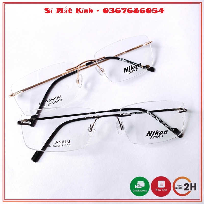 Kính Khoan Không Khung Viền TiTan Mảnh Siêu Nhẹ Đẹp