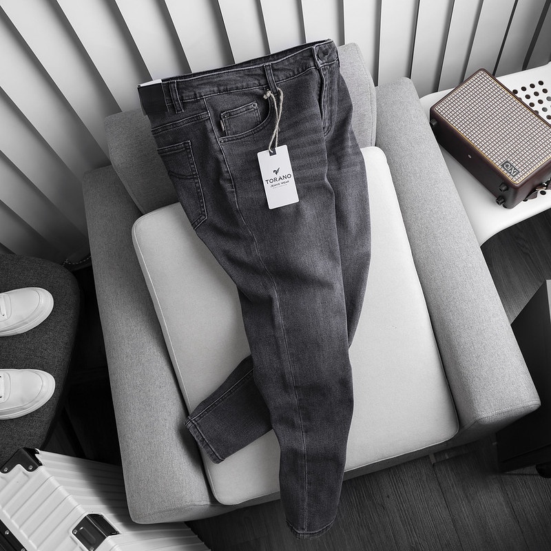 Quần Jeans nam TORANO dáng basic Slim Co Giãn Tốt, Không Bai Xù, Bền Màu, Phom Trẻ Trung DABJ901
