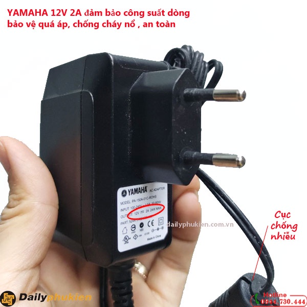 dây nguồn cho đàn Yamaha PSR-280 PSR-270 dailyphukien