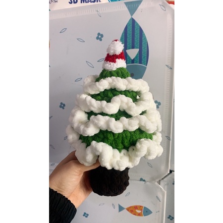 Cây thông noel bằng len trang trí🎄🎄