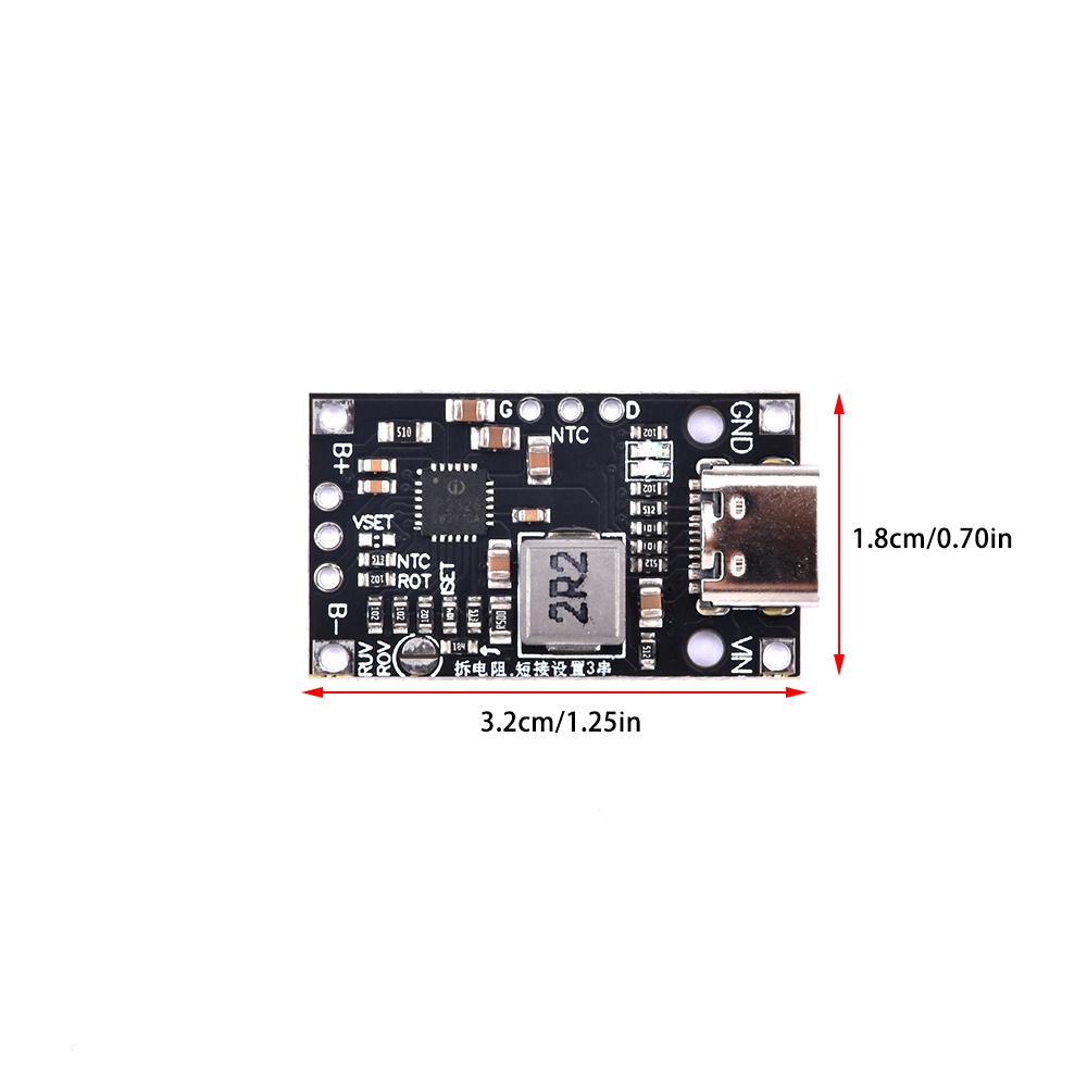 Mô-đun tích hợp sạc pin lithium 3.7V 4.2V Adieepen thích hợp cho mạch PCB 18650