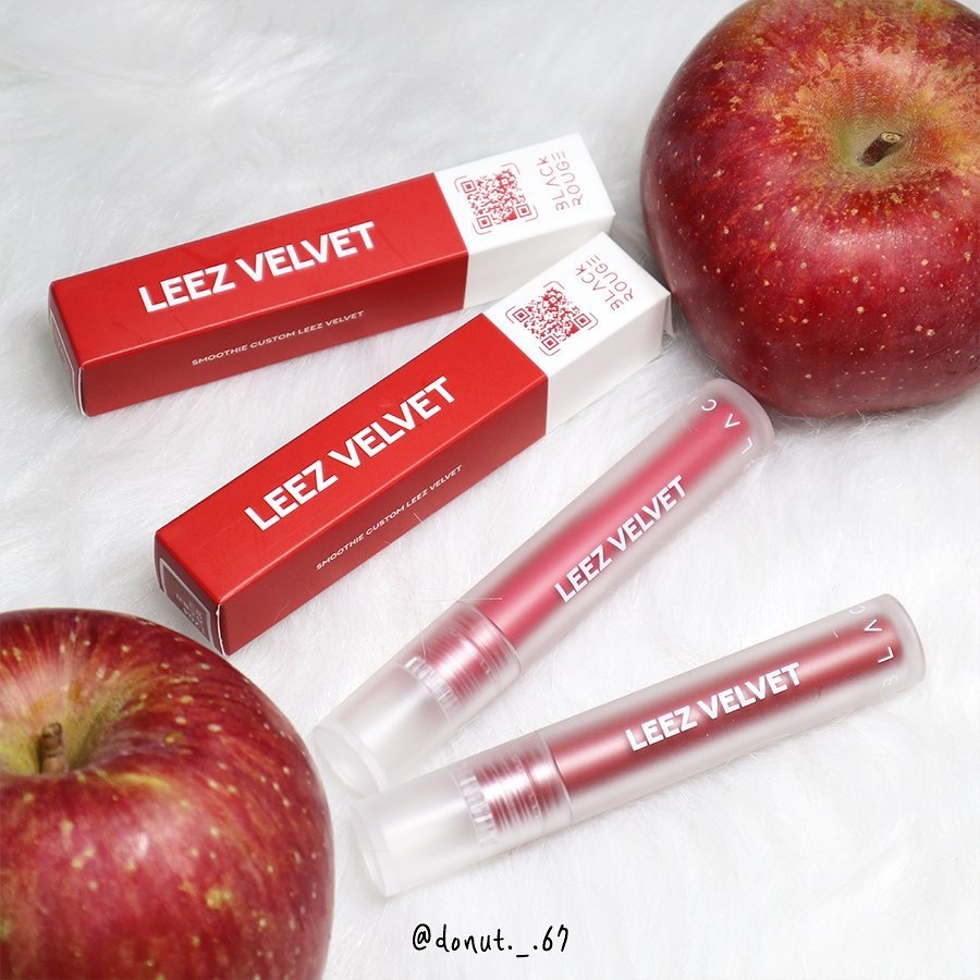 Son Kem Lì Mịn Mượt Nhẹ Môi Black Rouge Leez Velvet Tint 4ml