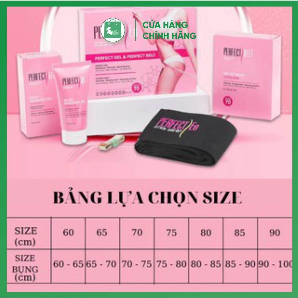 COMBO ĐAI NỊT BỤNG VÀ GEL TAN MỠ PERFECT EO