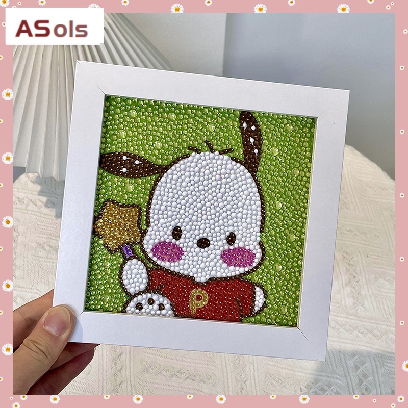 Bộ Tranh Đính Đá Tự Làm Thủ Công Diy Dành Cho Trẻ Em Và Bé Gái