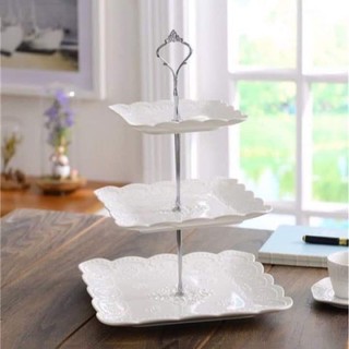 Khay đựng mứt 3 tầng