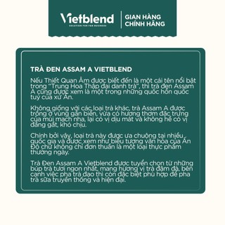 Trà đen Assam A VIETBLEND túi 350g