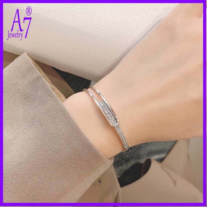 A7 | Vòng Tay Đính Kim Cương Toàn Phần U727