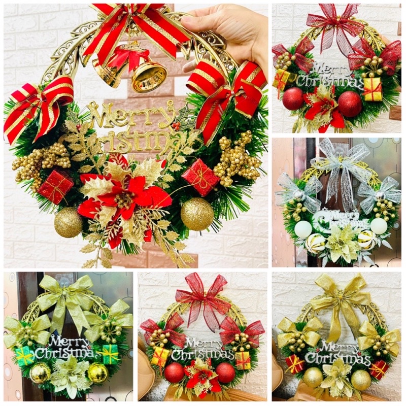 Vòng nguyệt quế trang trí Noel