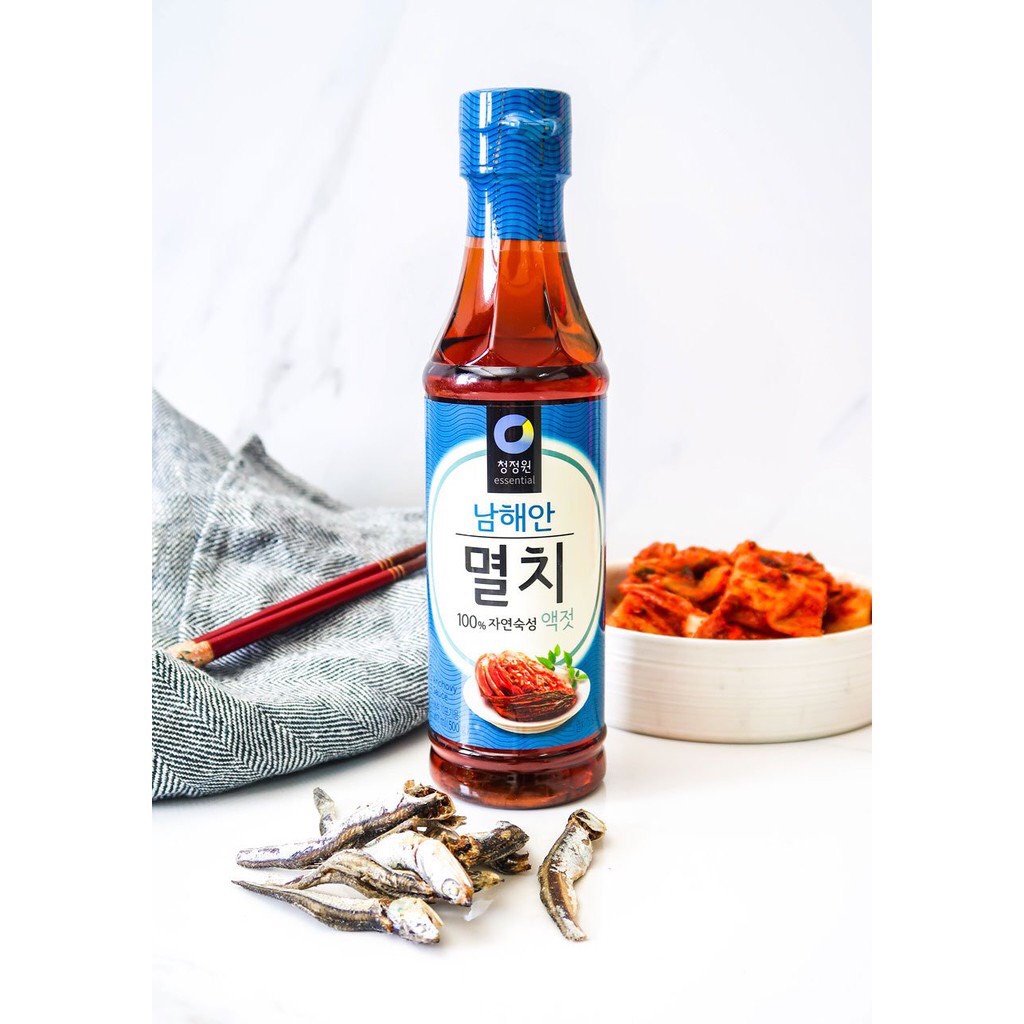 Nước Mắm Cá Cơm Hàn Quốc 500g, 1kg -   멸치액젓