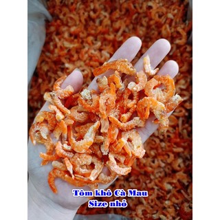 Tôm khô Cà Mau [SIZE NHỎ] - Tôm khô Sông Đốc (Đặc sản Cà Mau) - FreeShipXTRA toàn quốc