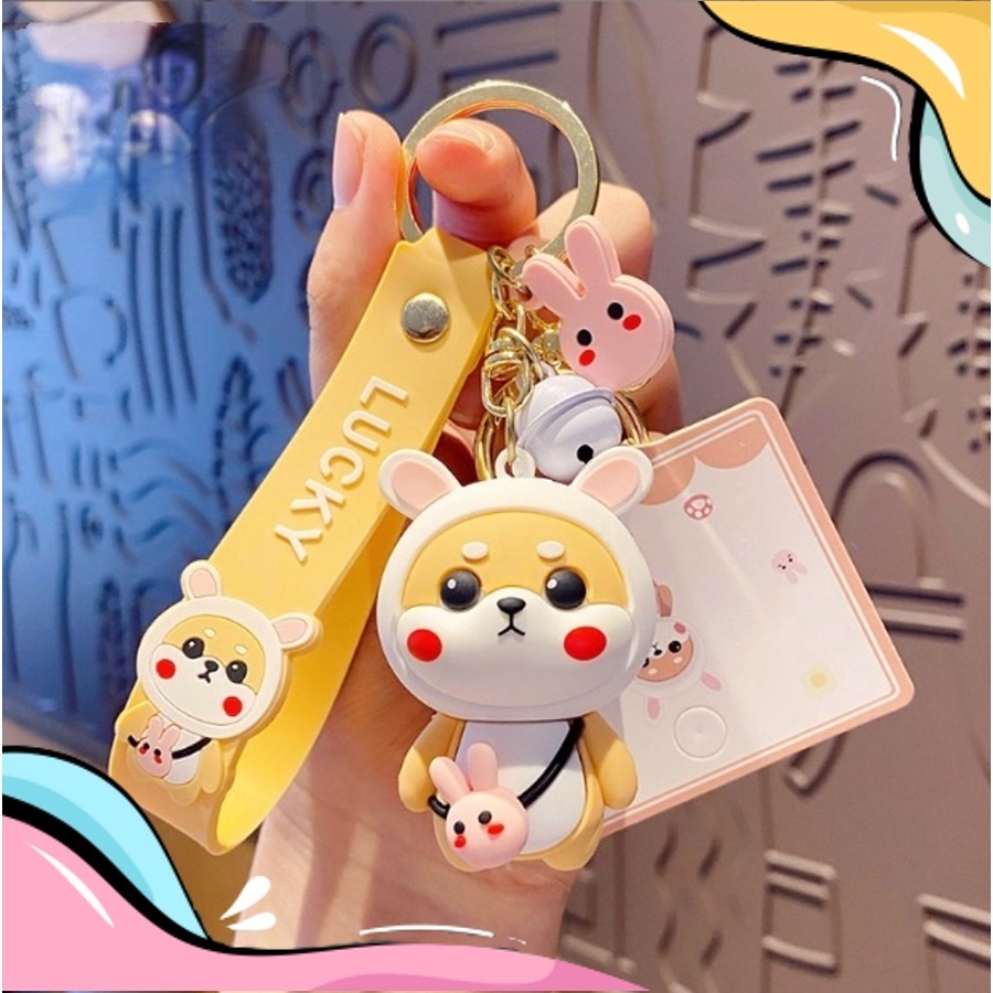 Móc Khóa Hình Động Vật Dễ Thương