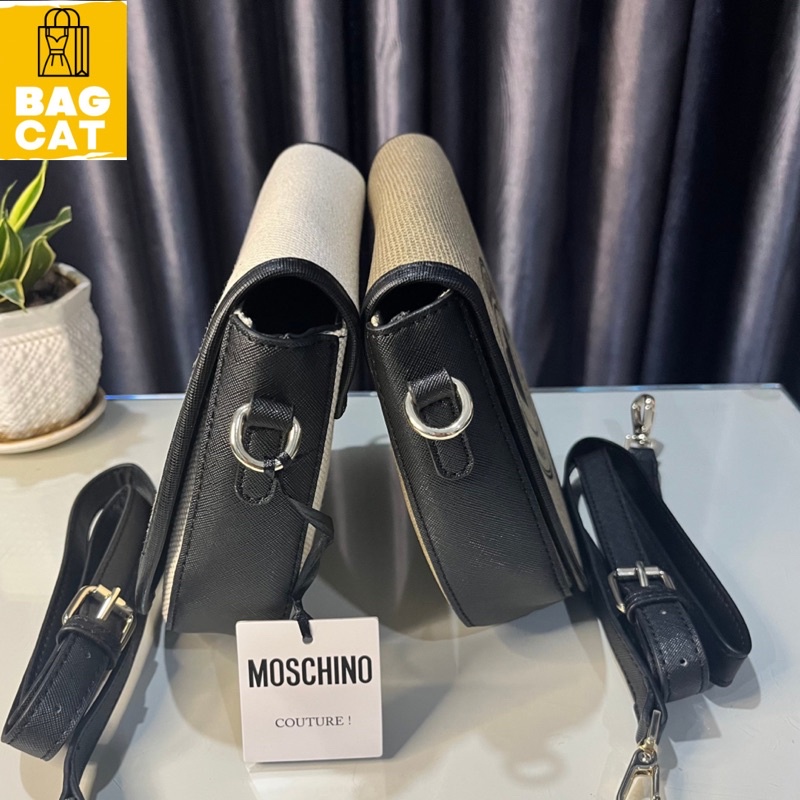 Sẵn túi chính hãng LOVE MOSCHINO full seal full tag từ trong ra ngoài quà tặng