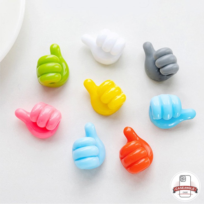 Móc Treo Chìa Khóa / Dây Cáp Dữ Liệu Gắn Tường Hình Ngón Tay Cái 3D Dễ Thương
