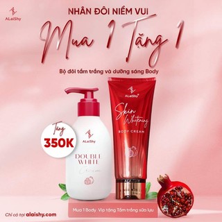 Kem dưỡng trắng da body Vip Vitamin C phân tử nước Alaishy