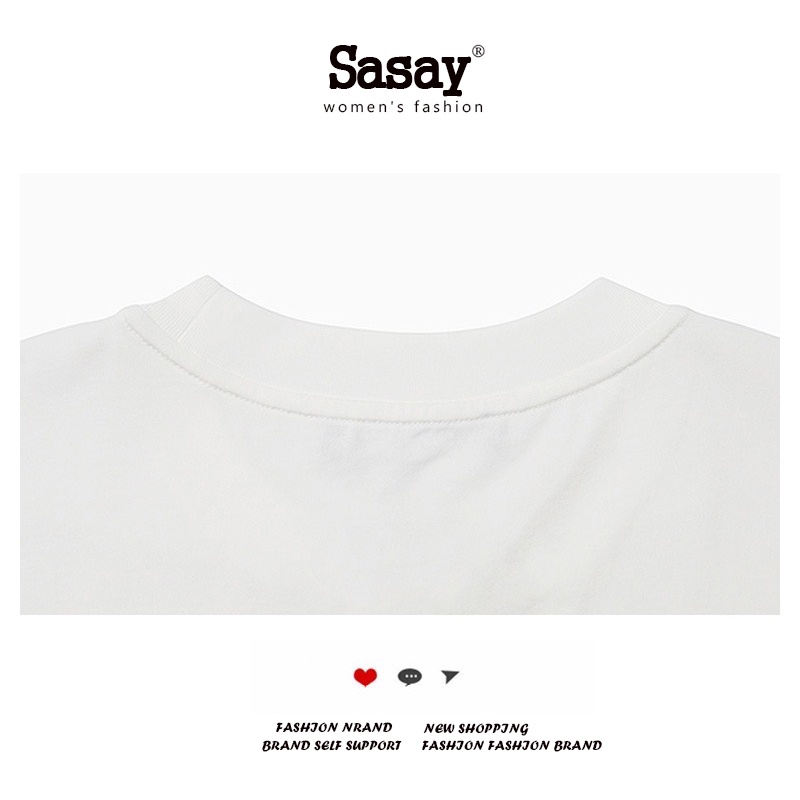 QADCOL Áo Thun Tay Ngắn Dáng Rộng Màu Trắng Phong Cách Hàn Quốc Đơn Giản Dễ Phối Đồ