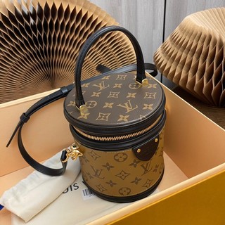 💎[Xưởng SALE - SIEU CAP CẬN AU] - LV CANES 17cm - Da bò & da canvas [Fullbox]