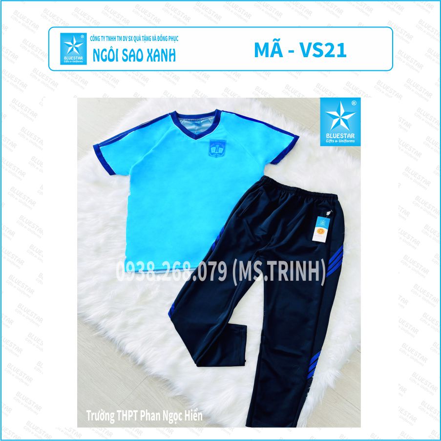 Áo Thể Dục - Trường Trung Học Phổ Thông Phan Ngọc Hiển
