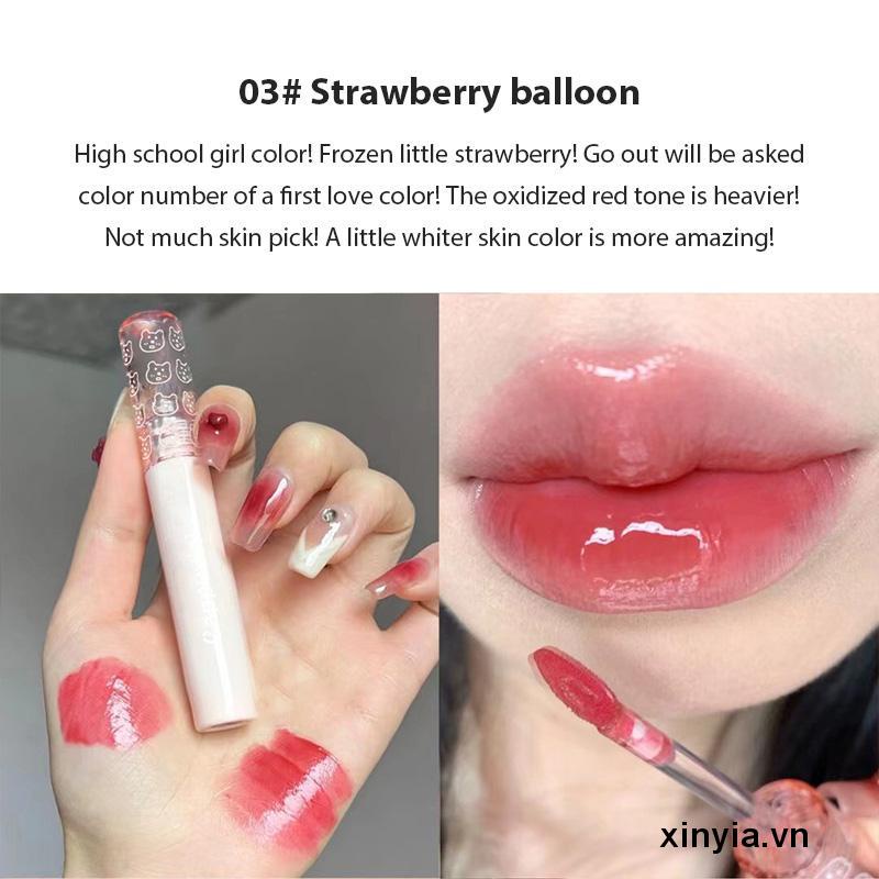 Set 3 son bóng CAPPUVINI dưỡng ẩm kháng nước lâu trôi màu sắc thời trang