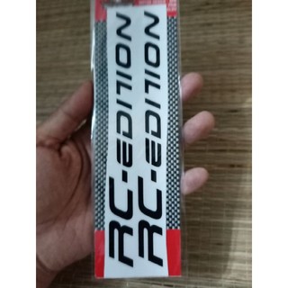 Tem dán phuộc RC màu đen new