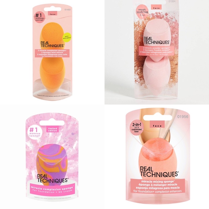 Mút Trang Điểm Real Techniques (Set 2 Cái) của Mỹ