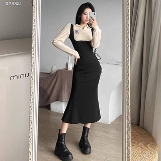 ĐẦM POLO MIDI RÚT EO