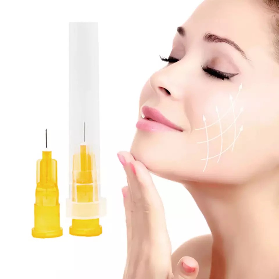 Đầu kim 32G 34G 4mm 13mm Magicalift tiêm cá hồi dưỡng chất prp - Wholesale High Quality Disposable 34G 4mm Sharp Needle