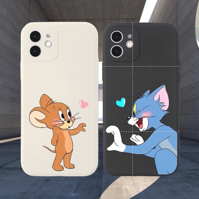 Ốp lưng IPhone Tom và Jerry cạnh vuông 6/6plus/6s/6splus/7/7plus/8/8plus/x/xr/xs/11/12/13/14/pro/max/plus/promax BVC877
