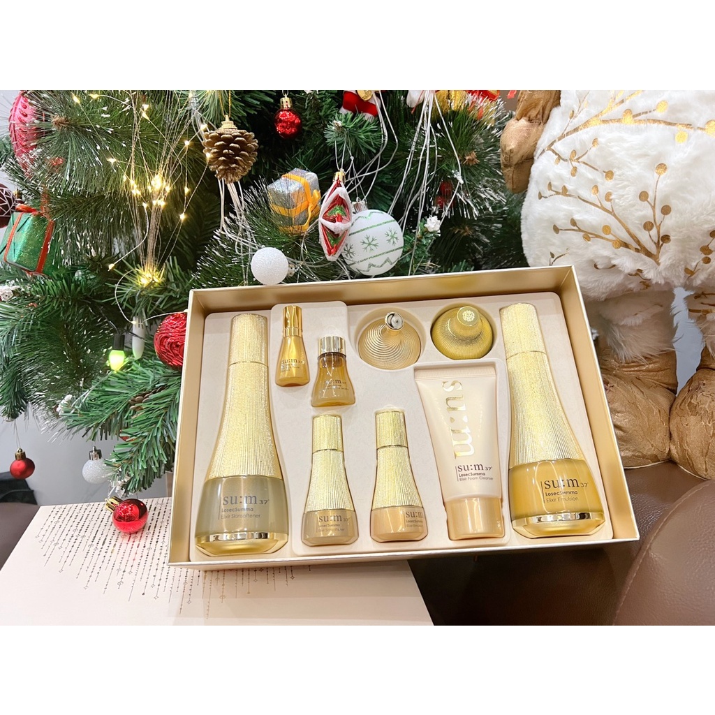 Set dưỡng tái sinh da cao cấp Sum vàng - Su:m37 LosecSumma Elixir Special Set 9 sp , Sét Su:m37°LosecSumma 6sp