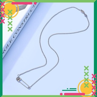 Dây chuyền unisex Chrome Heart kim băng bạc phong cách năng động cá tính - Chrome Heart Shop