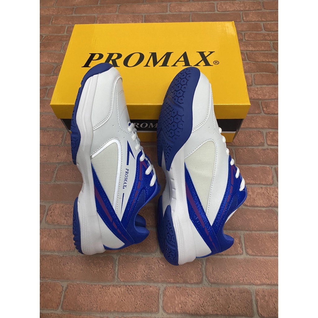 Giầy cầu lông Promax 22068 đế kếp thế hệ mới, chống thấm, nhẹ, bền - bongchinhhanggiare88
