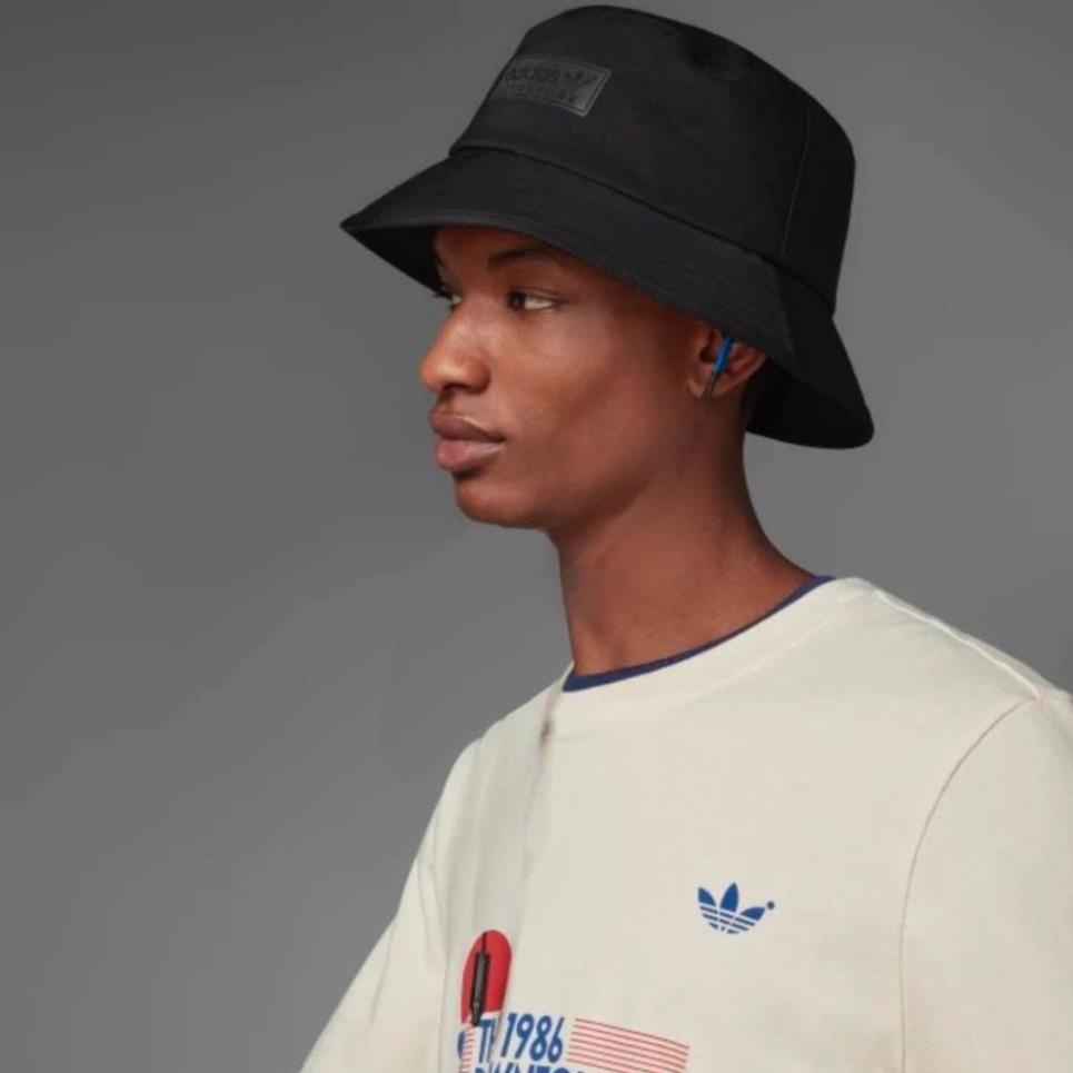 Mũ Bucket Adidas chất vải cotton Hàn Quốc cao câp, nón vành thể thao màu vàng, đen,trắng, xám , xịn mịn