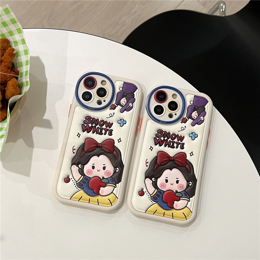 Ốp Điện Thoại Da Viền tpu Dẻo In Họa Tiết Hoạt Hình Góc Tròn Cho iphone 15 pro max 14 pro max 13 pro max 12 pro max