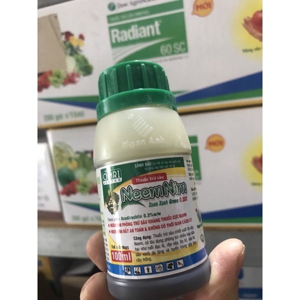 Dầu Neem Nim hữu cơ nguyên chất bảo vệ cây trồng (chai100ml)