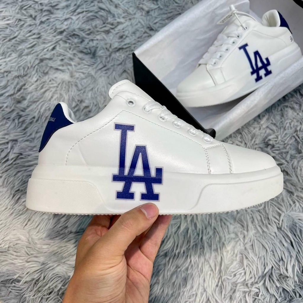 Giày 𝐌𝐂 𝐐𝐔𝐄𝐄𝐍 LA, NY⚡️𝐒𝐢ê𝐮 𝐑ẻ⚡️ Giày MLB Độn Đế nam nữ Hot Trend full box bill