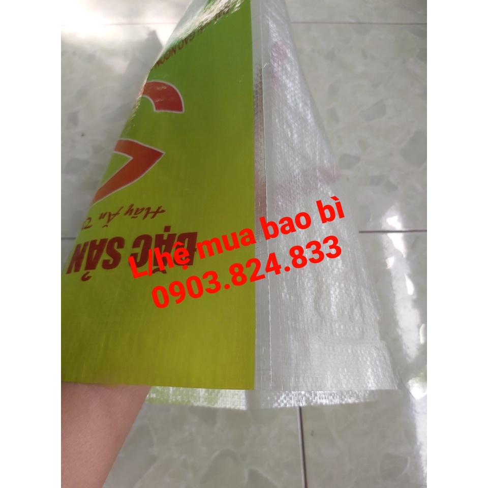 Túi đựng gạo ST25 có in chữ LÚA TÔM   đẹp chắc chắn