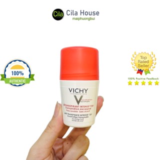  Lăn Khử Mùi Vichy 72H Destranspirant Intensif  Nắp Đỏ  - Cila House 