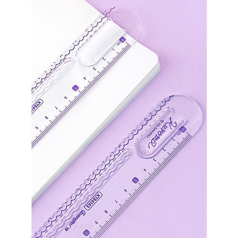 SANRIO Bộ Thước Vẽ Hình Tam Giác 4 Trong 1 Đa Năng Bằng Hợp Kim Cho Bé