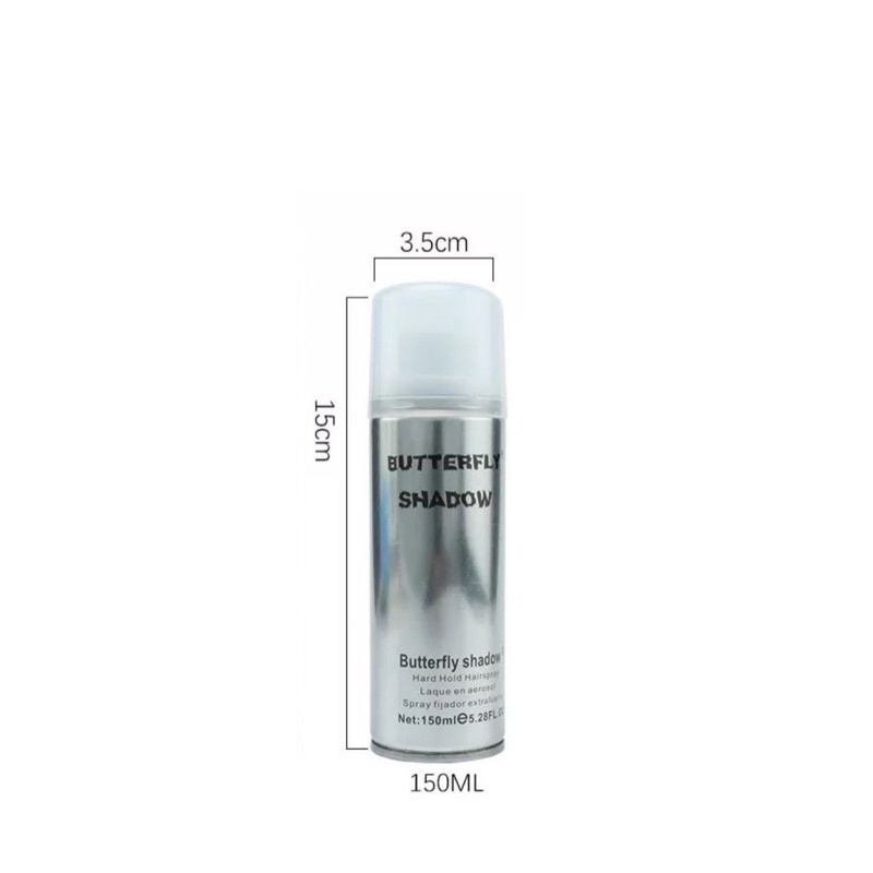 Gôm xịt tóc Butterfly Shadow 150ml 320ml 600ml Chính hãng, Gôm bạc giữ nếp tạo kiểu nam nữ SALON HẢI ANH