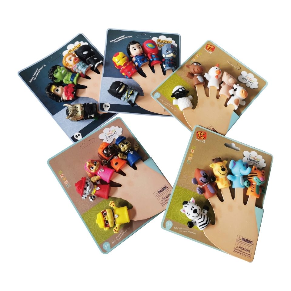 Búp Bê Ngón Tay Hình Động Vật Dễ Thương Cho Bé Mẫu Giáo#12.30