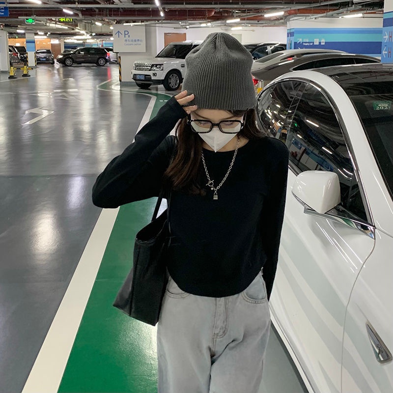 Áo Thun Tay Dài Cỡ Lớn Thời Trang Mùa Thu Mới 2022 Cho Nữ