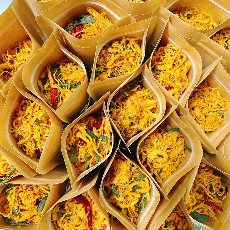 Khô Gà Lá Chanh Dùng Đường Ăn Kiêng